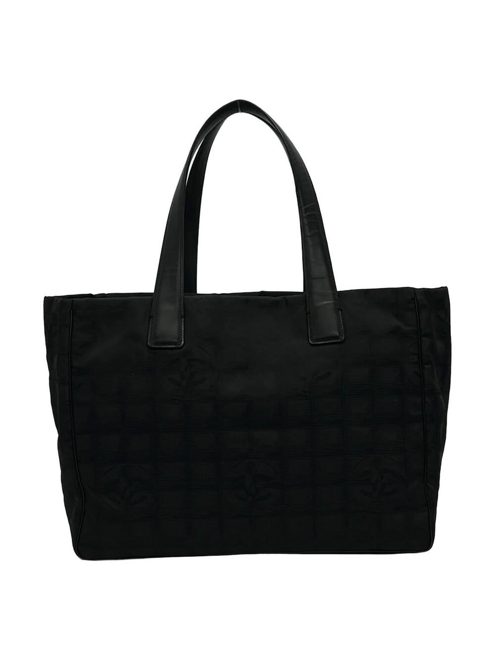 Chanel New Travel Line Tote Mm Black #344947C57B